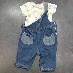 Class Club Baby 3M Contrast Denim Overall Set Carter’s Bodysuits Outfit